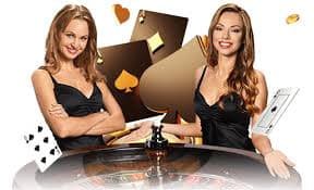 bdgame live casino interface on a bright red esports-inspired screen
